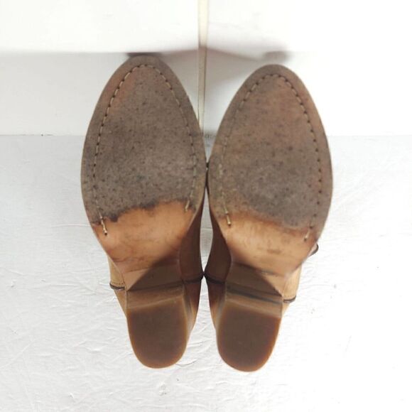 Rag & Bone Women's Harrow US6,5 EU37 Tan Suede Cap Toe Heel Ankle Boots - Picture 13 of 14